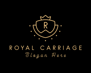 Crown Royalty Shield logo design