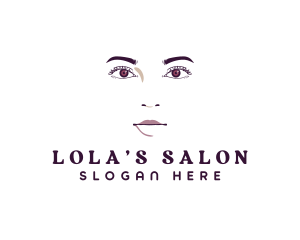 Beauty Salon Face logo design