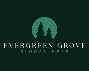 Pine Tree Forestry logo design