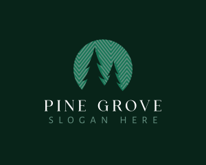 Pine Tree Forestry logo design