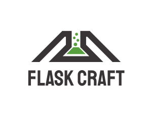 Science Lab Flask logo design