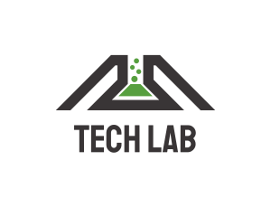 Science Lab Flask logo design