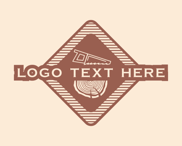 Wood Worker logo example 3