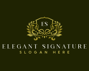 Florist Elegant Boutique logo design