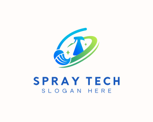 Mop Swoosh Sprayer Housekeeping logo