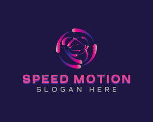 Motion Tech Vortex logo design