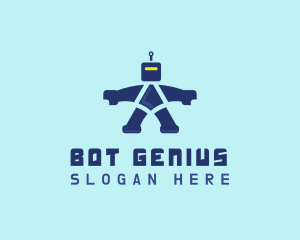 Robot Toy Robotics logo design