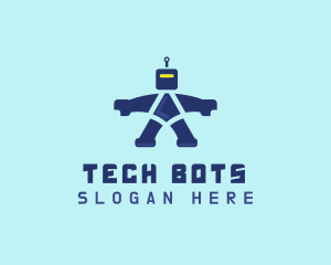 Robot Toy Robotics logo design