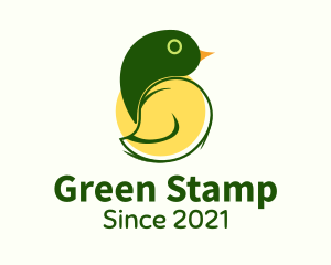 Green Duck Sun logo design