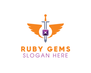 Wing Sword Gem logo