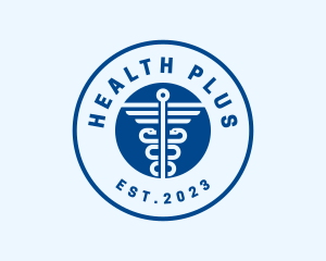 Medical Caduceus Health logo design