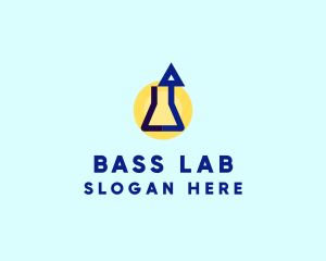 Arrow Flask Lab logo design