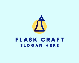 Arrow Flask Lab logo design