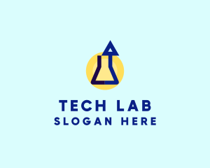 Arrow Flask Lab logo design