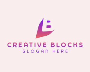 Creative Startup Letter B logo design