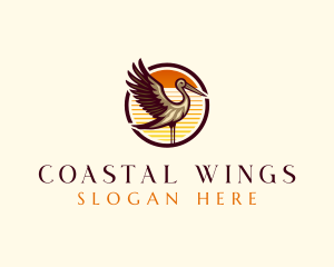 Animal Seagull Bird logo