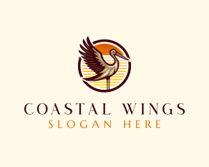 Animal Seagull Bird logo design