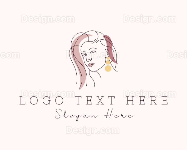 Deluxe Lady Stylist Logo