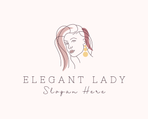 Deluxe Lady Stylist  logo design