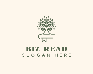 Book Tree Reading logo design