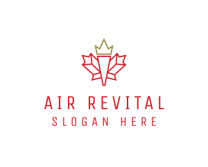 Royal Maple Trip logo design