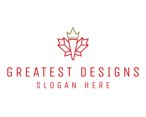 Royal Maple Trip logo design