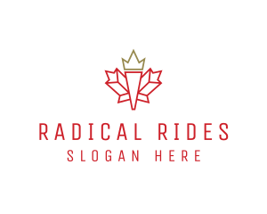 Royal Maple Trip logo design