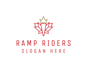 Royal Maple Trip logo design