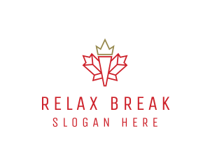 Royal Maple Trip logo design