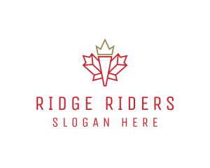 Royal Maple Trip logo design