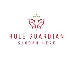 Royal Maple Trip logo design