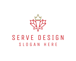 Royal Maple Trip logo design