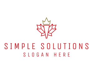 Royal Maple Trip logo design