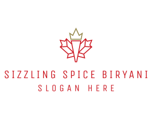 Royal Maple Trip logo design