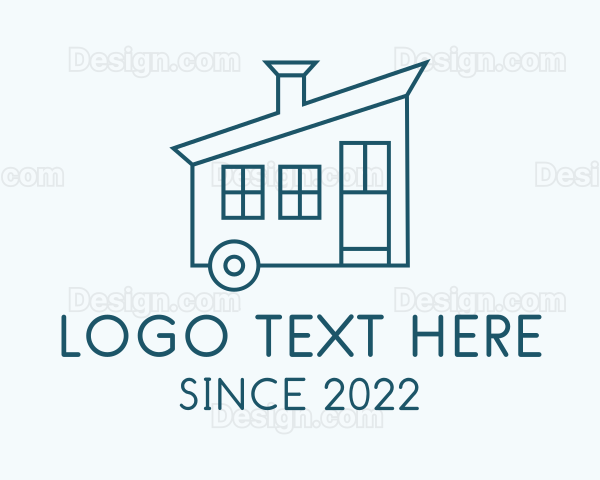 Cabin House Contractor Logo