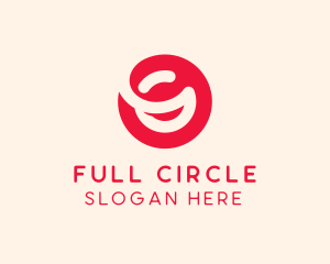 Beauty Circle Curve logo design