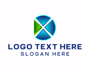 Digital Media Letter X  logo