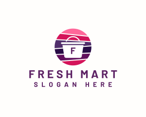 Market Shopping Basket logo design