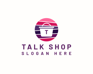 Market Shopping Basket logo design