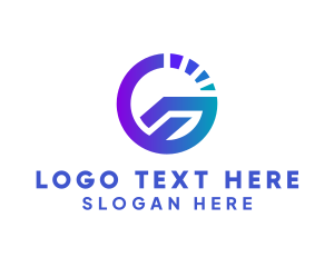 Graphics - Speed Gauge Letter G logo design