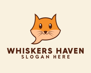 Cute Cat Messaging logo