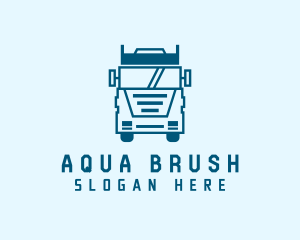 Freight Transportation Trucking logo design