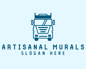 Freight Transportation Trucking logo design