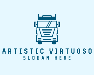 Freight Transportation Trucking logo design