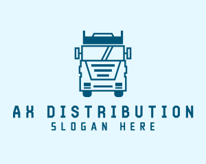 Freight Transportation Trucking logo design