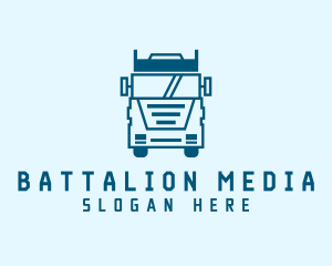 Freight Transportation Trucking logo design