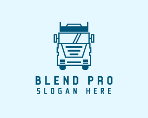 Freight Transportation Trucking logo design