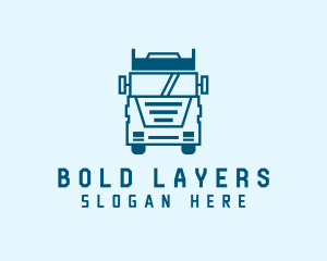 Freight Transportation Trucking logo design