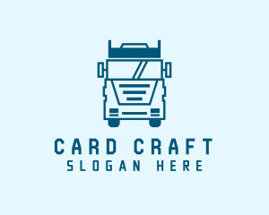 Freight Transportation Trucking logo design