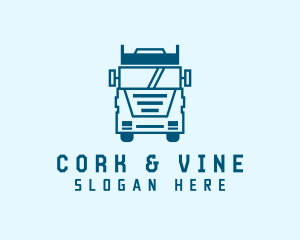 Freight Transportation Trucking logo design